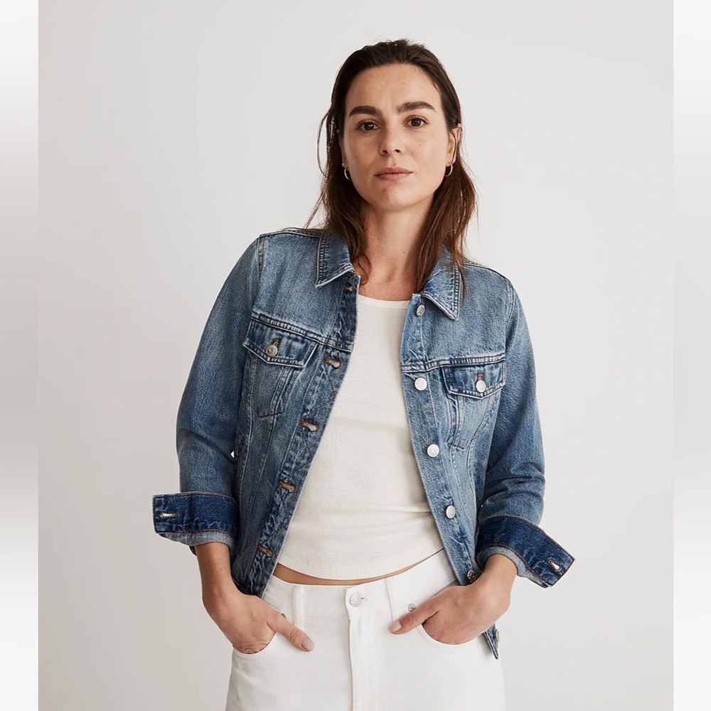 Madewell oversized Jean Jacket in Pinter Wash